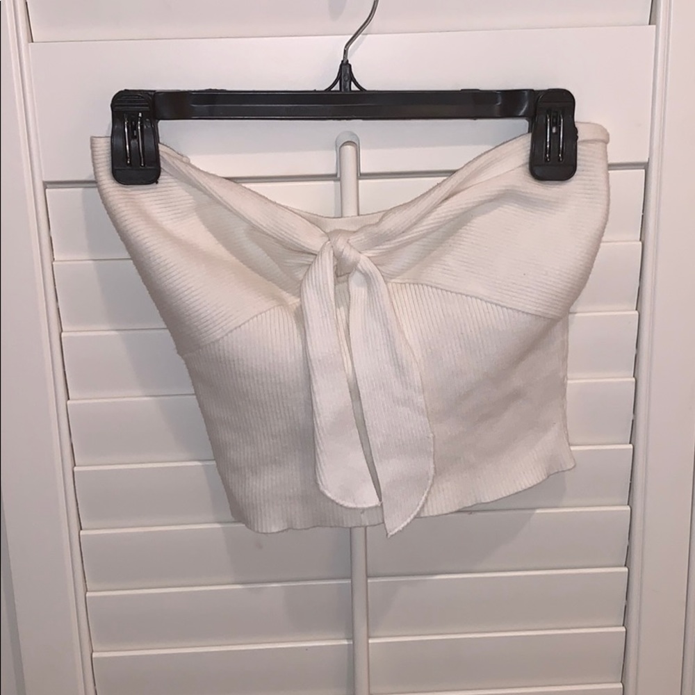 White tube top!